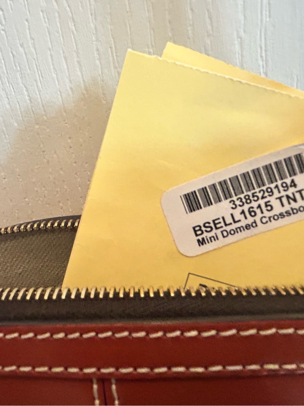 DOONEY & BOURKE Leather Mini Domed Crossbody - Picture 8 of 8